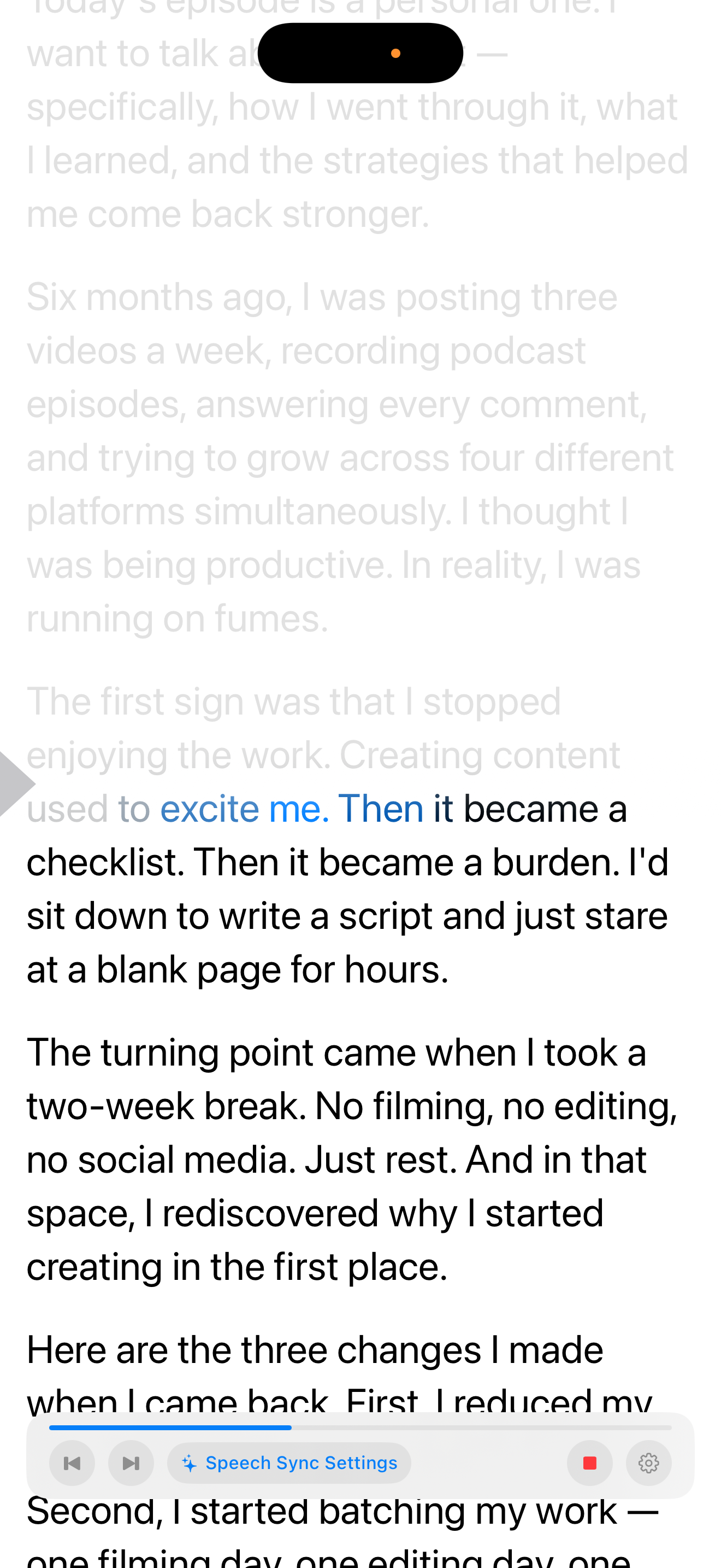 Screenshot of PromptSync
